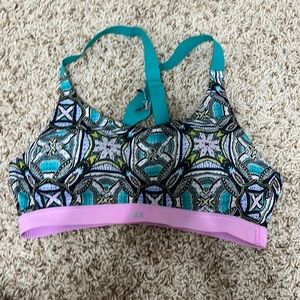 blue victoria’s  secret sports bra